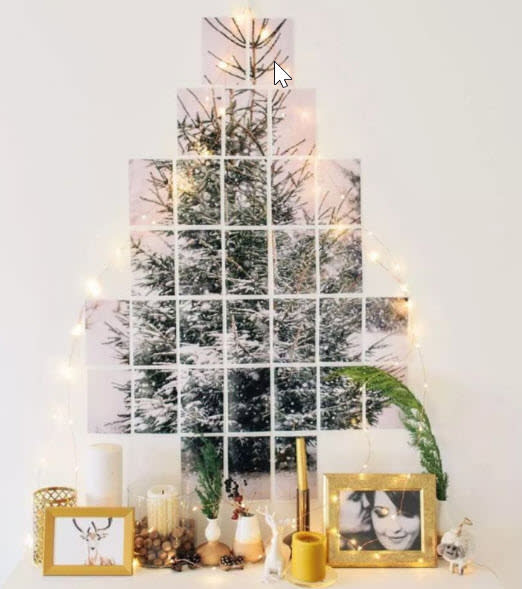 Mit einer passenden Lichterkette gibt’s die Weihnachtserleuchtung inklusive. (Bild: Pinterest / weddingchicks.com)