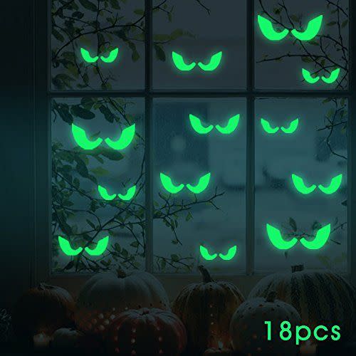 Glow-in-the-Dark Eyes Window Clings