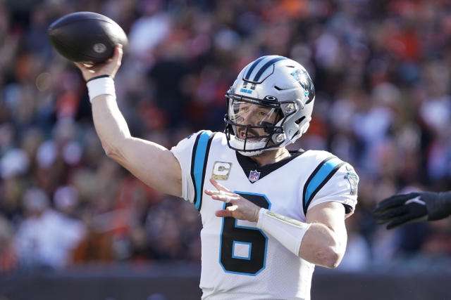 Panthers ponder QB situation after rout by Bengals