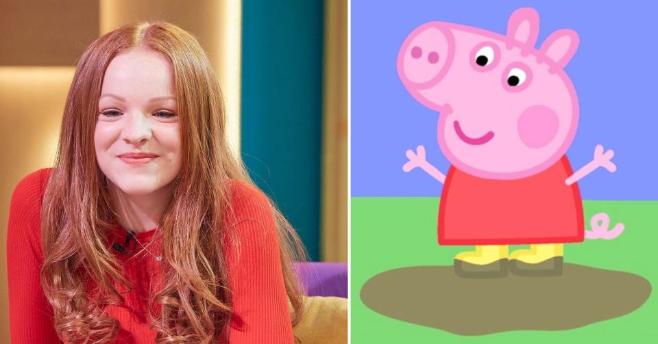 Harley Bird, the voice for popular character Peppa Pig. (REX, BBC)