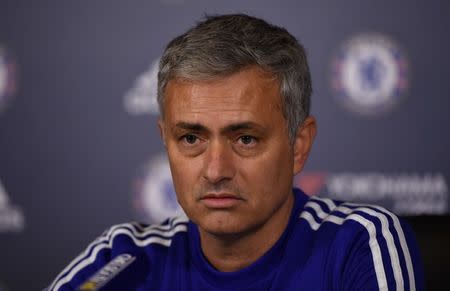 Football Soccer- Chelsea - Jose Mourinho Press Conference - Chelsea Training Ground - 11/12/15 Chelsea Manager Jose Mourinho during press conference Action Images via Reuters / Tony O'Brien Livepic