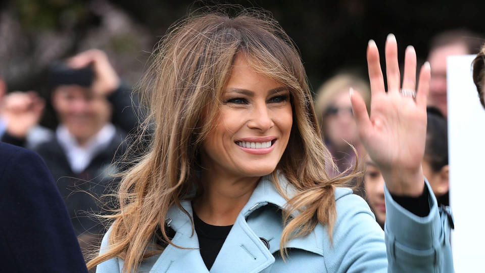 Melania Trump celebrates Easter at the White House 2018