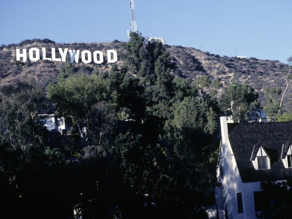 A view of the Hollywood Sign.