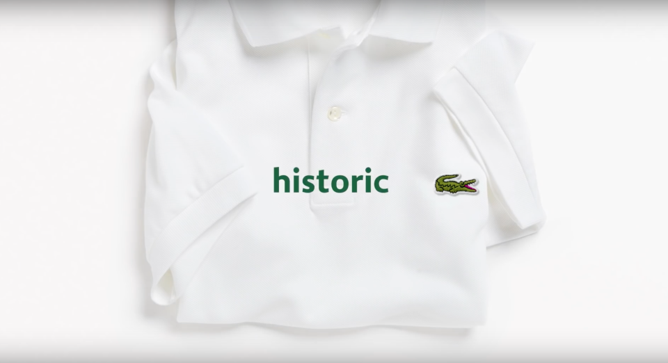 Das berühmte Krokodil-Logo von Lacoste macht Platz für bedrohte Tierarten (Bild: YouTube Screenshot)