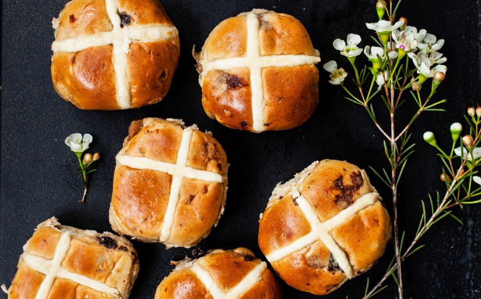 Hot cross buns - iStock/MaximShebeko