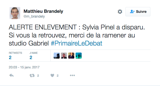 Sylvia Pinel accuse un petit peu de retard