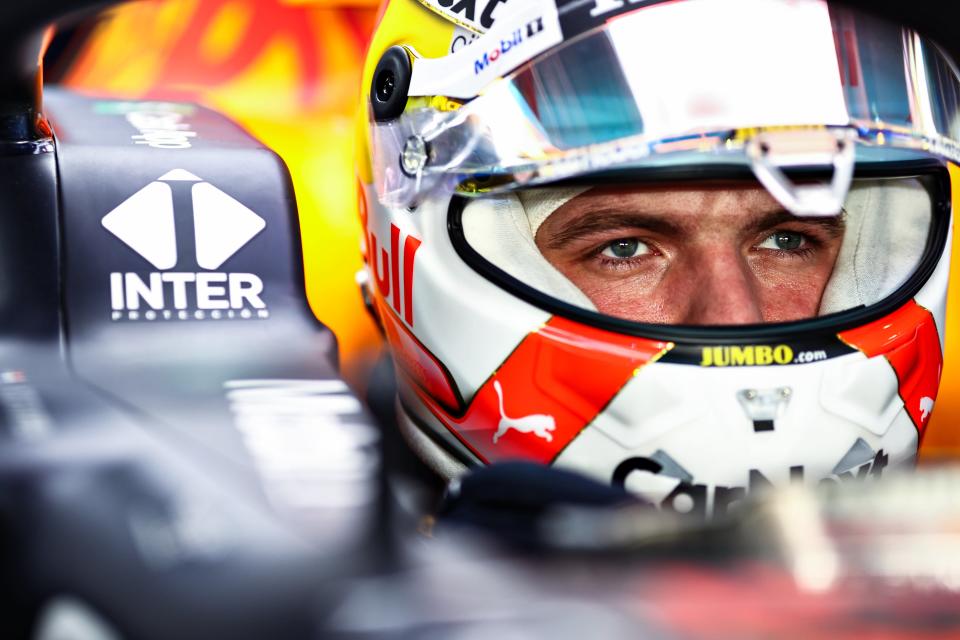 Max Vestappen pictured in his Red Bull car (Getty Images)
