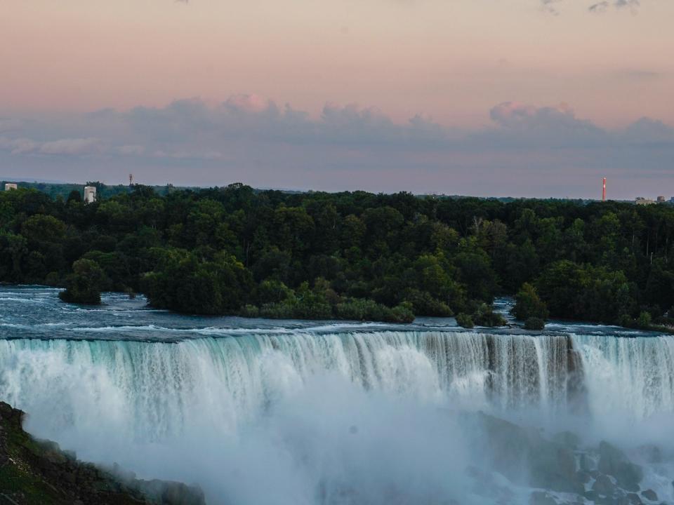 Niagara Falls at sunset