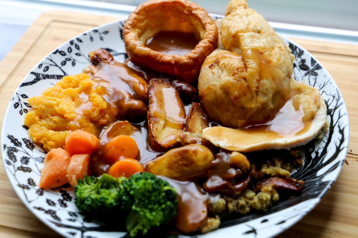 The most expensive places to buy a carvery in the UK have been revealed. (Getty Images)