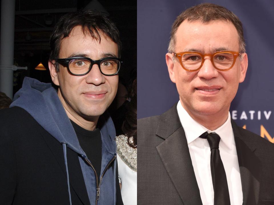 Fred Armisen then and now