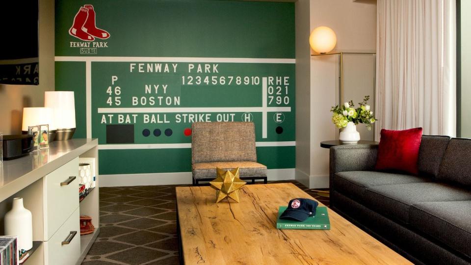 Hotel Commonwealth's Fenway Park Suite