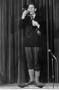 Prince Charles of Wales during his performance 'Wether 'tis nobler..' on 24 February 1970. (AFP via Getty Images)