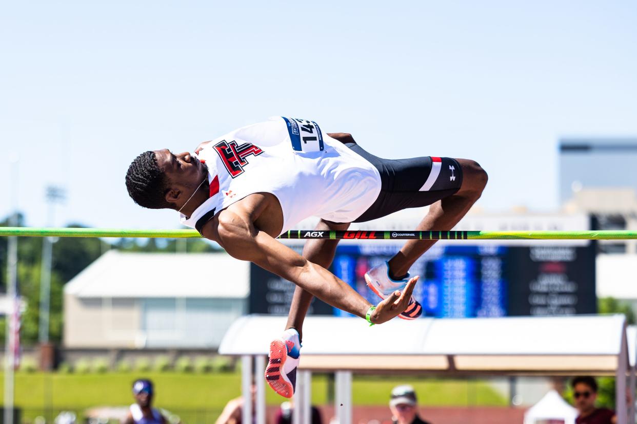 Texas Tech's Caleb Wilborn clinched a spot at the NCAA outdoor track and field championships with his performance Friday at the NCAA West Preliminary in Fayetteville, Arkansas. The Coronado graduate cleared 7 feet, 1 3/4 inches, his personal best outdoors.