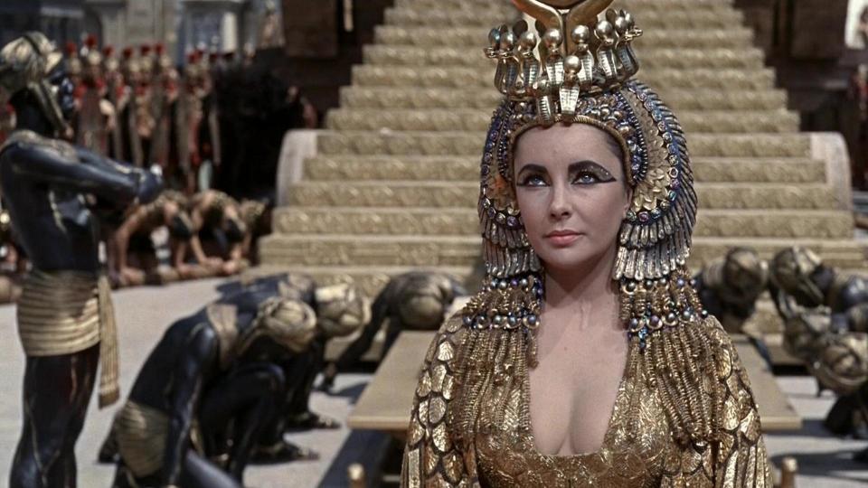 Cleopatra, as portrayed in the 1963 Hollywood movie by Elizabeth Taylor. / Credit: 20th Century Studios