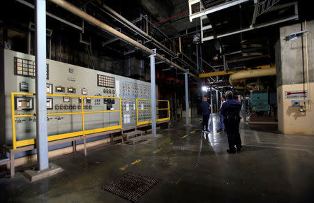 An interior view of the Bataan Nuclear Power Plant (BNPP) is seen during a tour at the BNPP compound in Morong town, Bataan province, north of Manila, Philippines May 11, 2018. Picture taken May 11, 2018. REUTERS/Romeo Ranoco