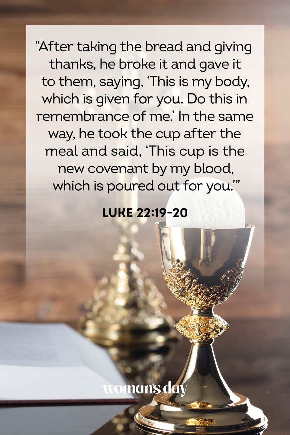 22) Luke 22:19-20