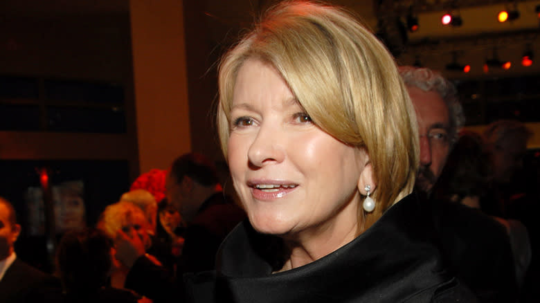 Martha Stewart smiling at event