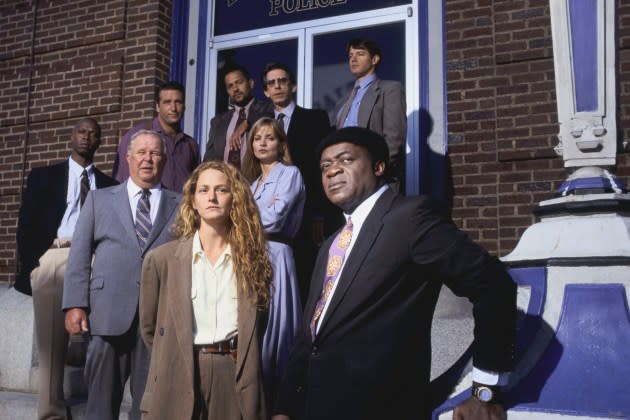 The iconic cast of 'Homicide: Life on the Street.' - Credit: Chris Haston/NBCU Photo Bank/Getty Images