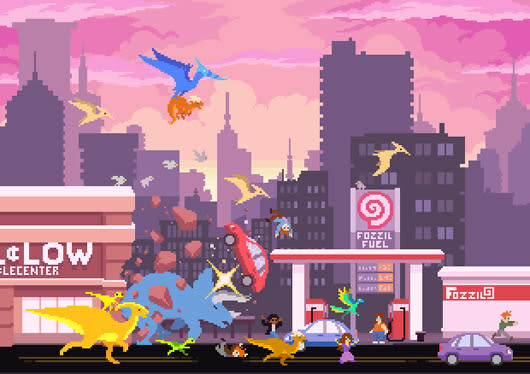 DINO RUN: ESCAPE EXTINCTION! jogo online gratuito em