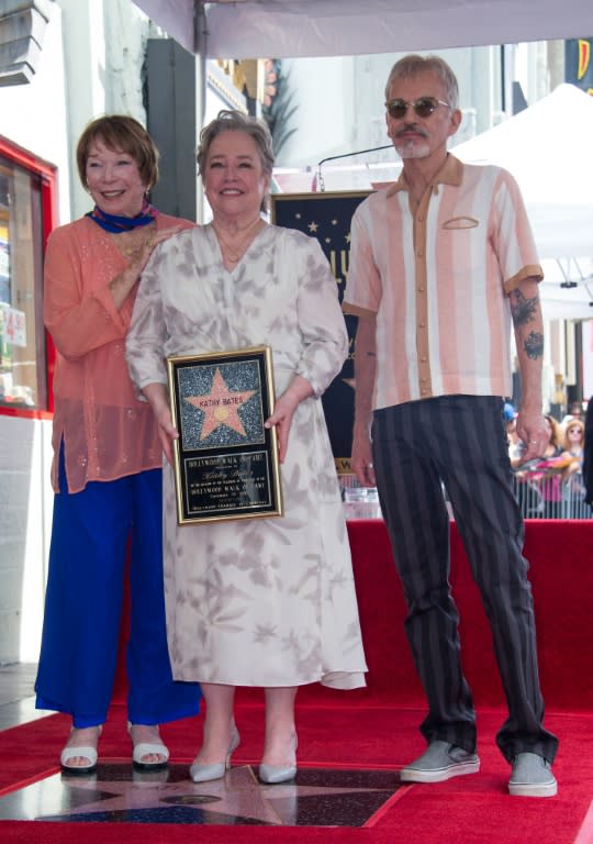 Shirley MacLaine (L) and Billy Bob Thornton will share the screen with Kathy Bates in the upcoming "Bad Santa 2"