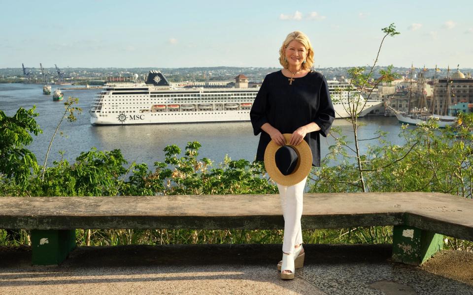 Martha Stewart MSC Cruises