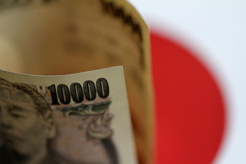 FILE PHOTO: Illustration photo of a Japan yen note