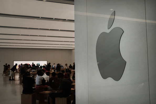 An Apple store in New York City.