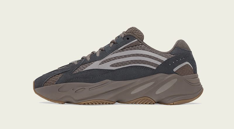 The medial side of the Adidas Yeezy Boost 700 V2 “Mauve.” - Credit: Courtesy of Adidas