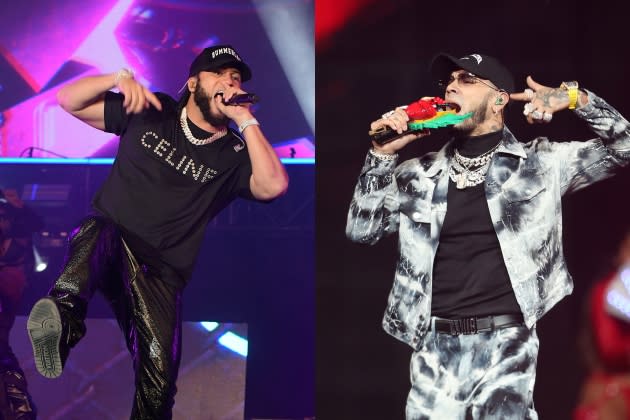 el-alfa-anuel-aa-rolling-loud.jpg el-alfa-anuel-aa-rolling-loud - Credit: Jaime Nogales/Medios y Media/Getty Images; Omar Vega/Getty Images