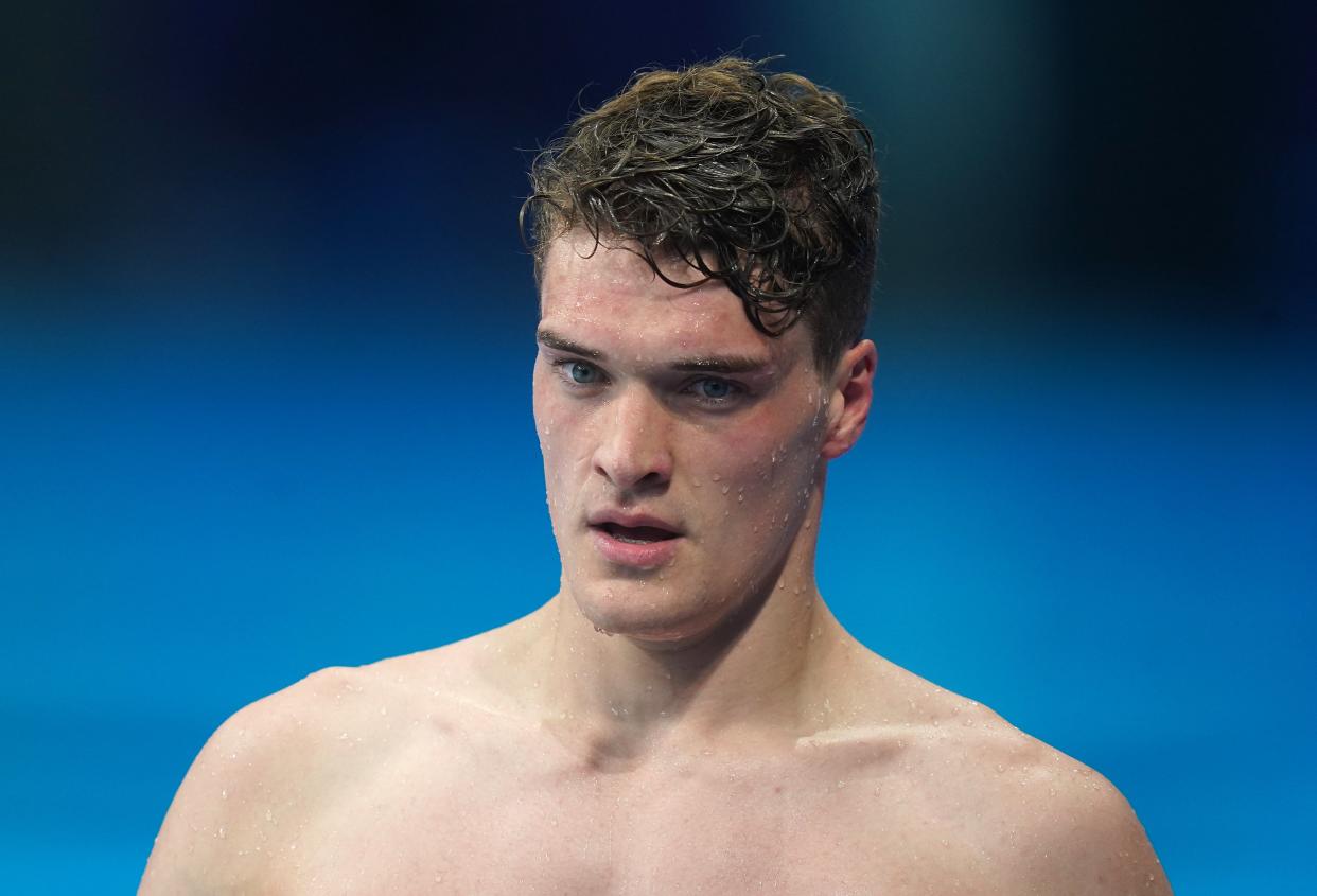 James Wilby finished sixth in the men’s 200m breaststroke final (Adam Davy/PA) (PA Wire)