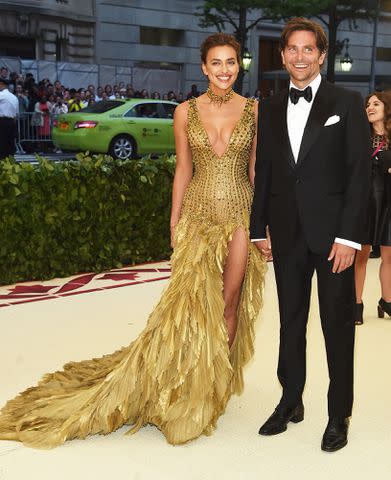 Irina Shayk and Bradley Cooper at the 2018 Met Gala