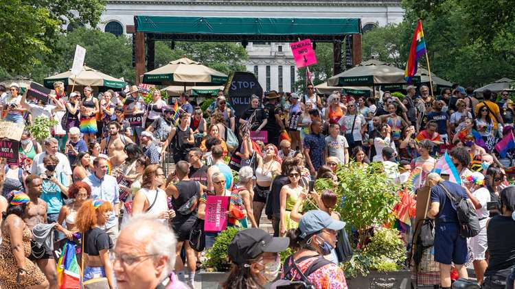 Queer Libration March in New York City 2021