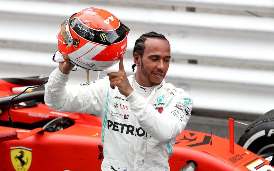 Lewis Hamilton took his fourth win of the season to extend his championship lead over Valtteri Bottas - PA