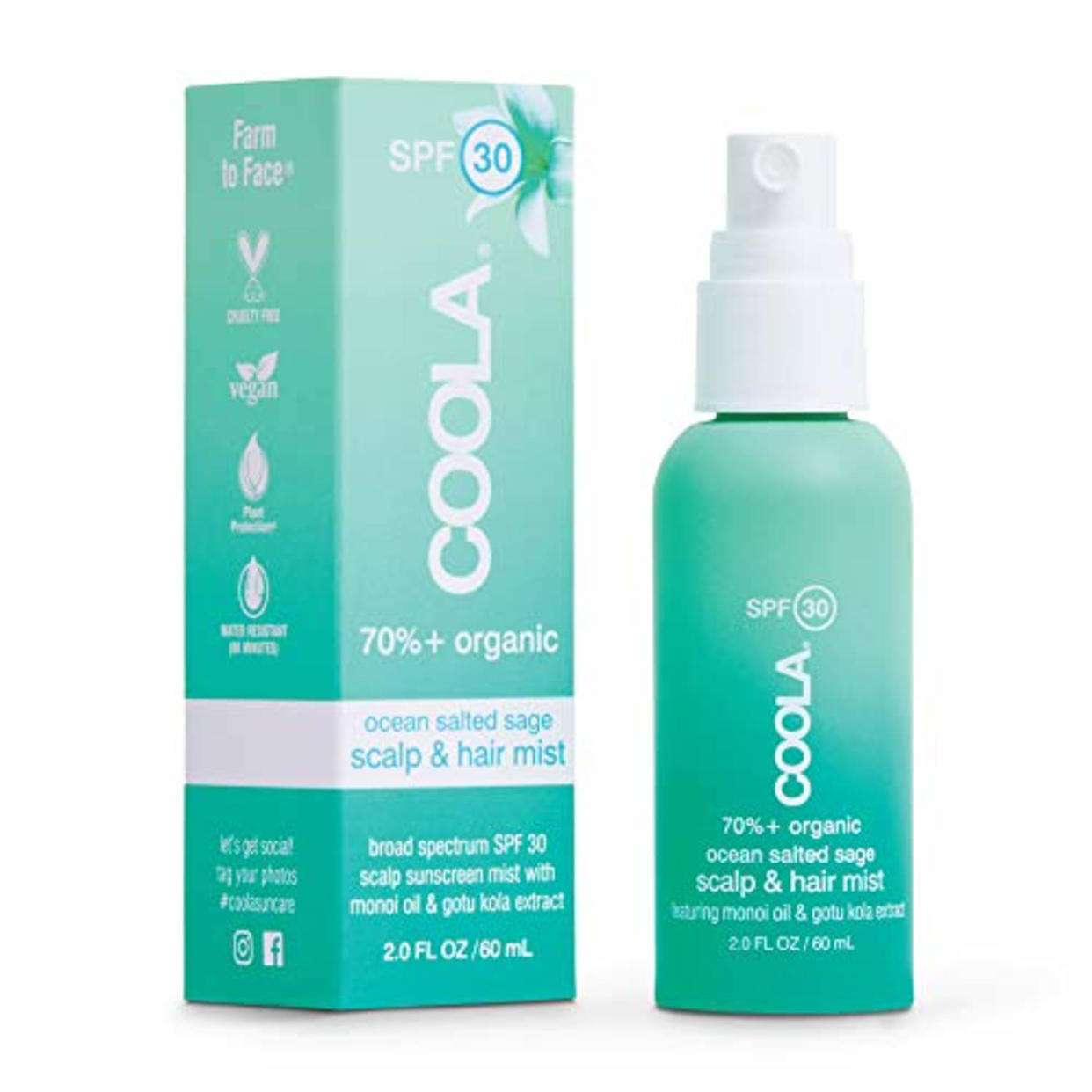 Coola Scalp Spray & Hair Sunscreen Mist SPF 30 (Amazon / Amazon)