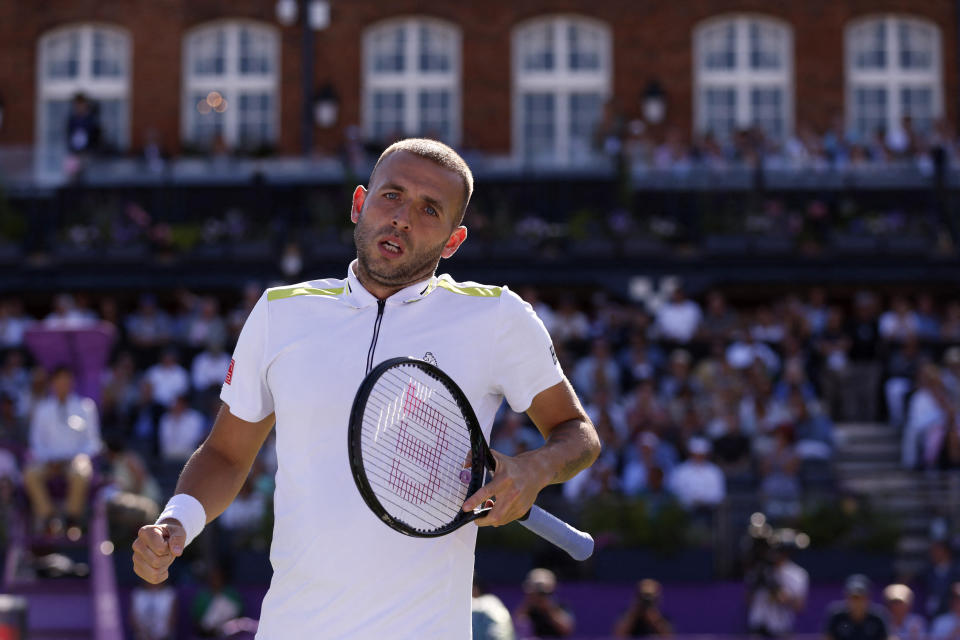 Britain's Dan Evans has started his 2023 grass court season at the LTA's Lexus Surbiton Trophy (Action Images via Reuters/Andrew Couldridge)