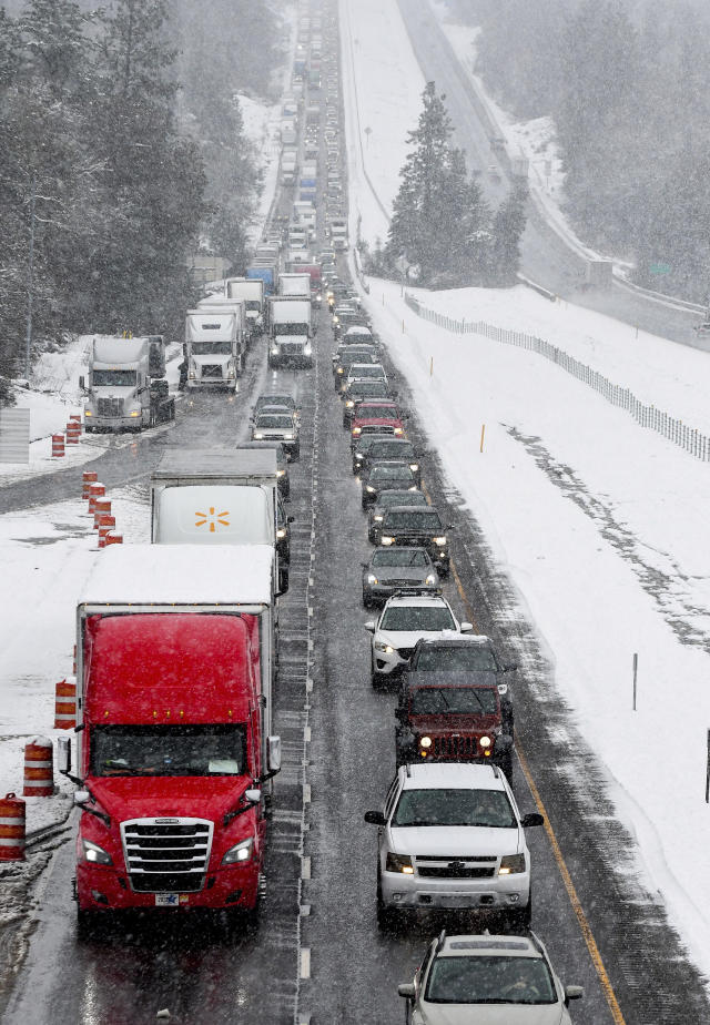 Cuando se irá la nieve de nuestras carreteras y calles? Tenemos frío para  rato