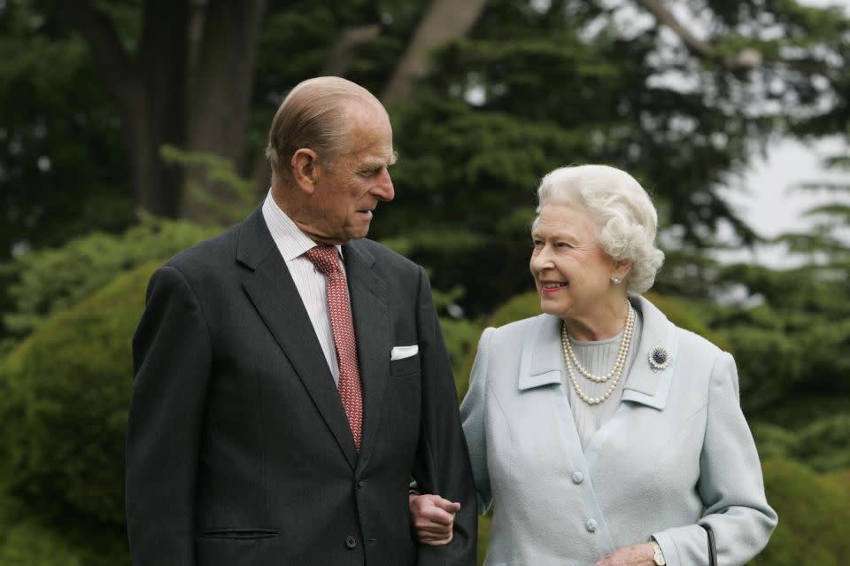 There's a reason why the Queen and Prince Philip rarely kiss in public. Photo: Getty Images