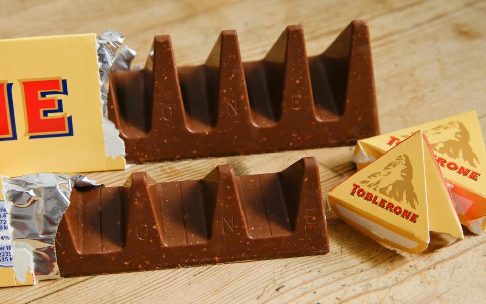 Toblerone - AP Photo/Alastair Grant