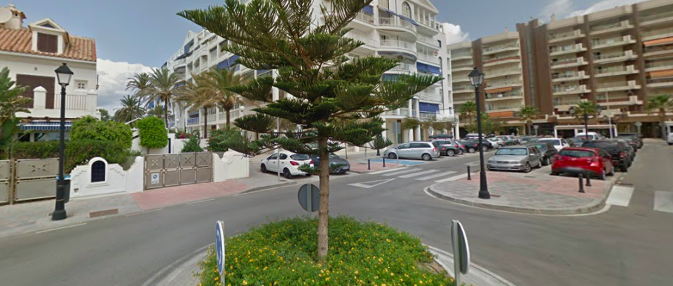 Holiday tragedy: The boy fell from a terrace on Alberto Morgenstern street, pictured. (Google Maps)