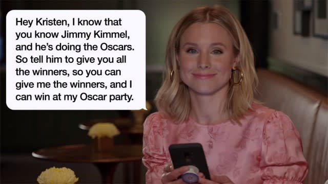 The messages were read aloud during a segment on ‘Jimmy Kimmel Live.'