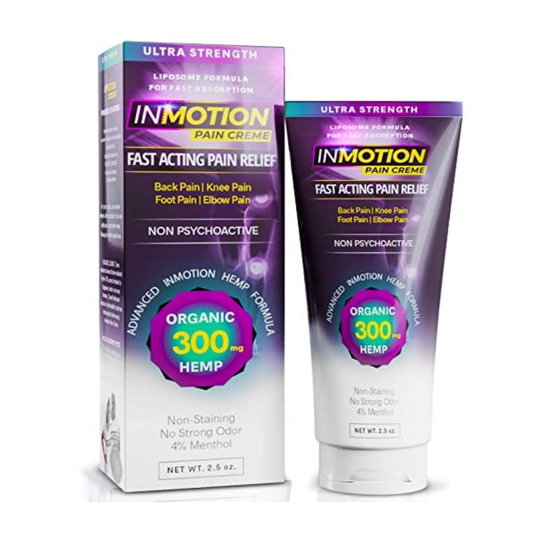 Inmotion Hemp Cream for Pain Relief. (Photo: Amazon)