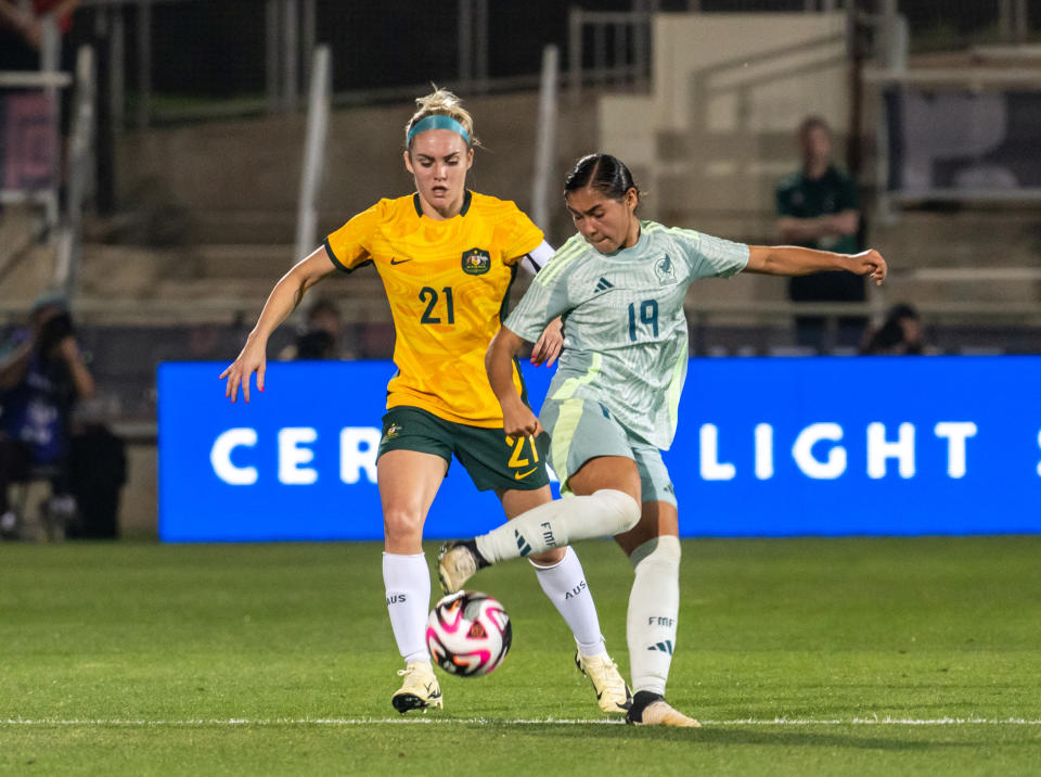 En sus más recientes actuaciones, el Tricolor femenil cayó ante Australia y Colombia, selecciones que tuvieron actuaciones destacadas en el Mundial de Australia-Nueva Zelanda 2023. (Foto: SERGIO FLORES/AFP via Getty Images)