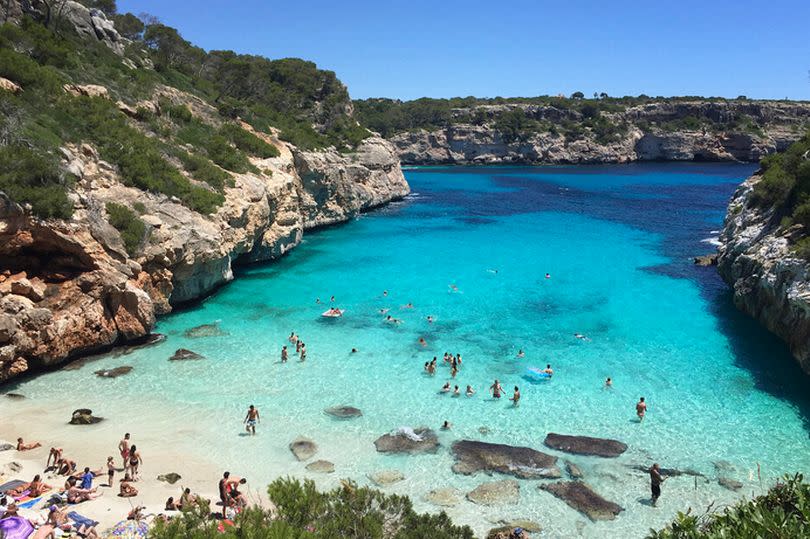 Caló des Moro, Majorca, Balearic islands (Spain)