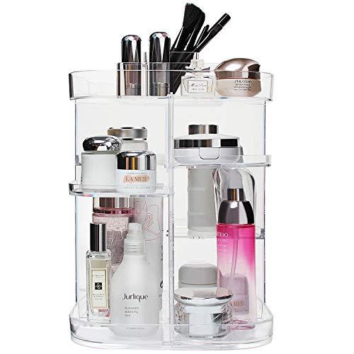 9) 360 Degree Rotating Makeup Organizer