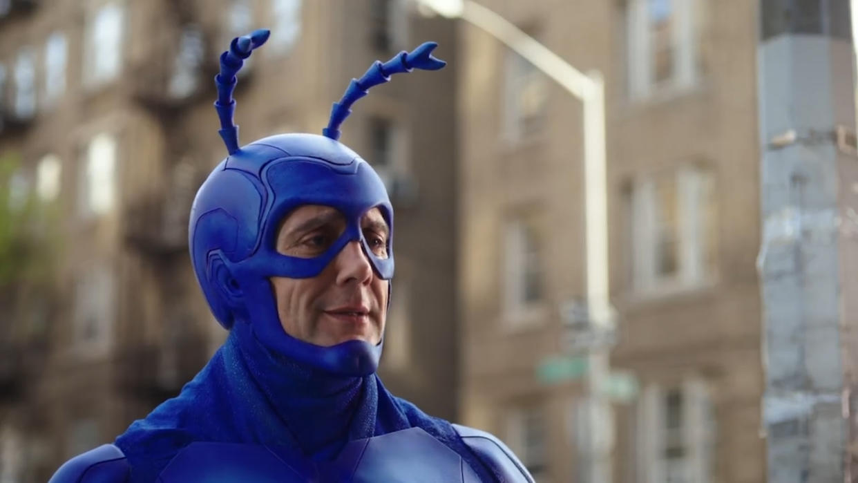 Peter Serafinowicz as the Tick (Photo: Amazon)