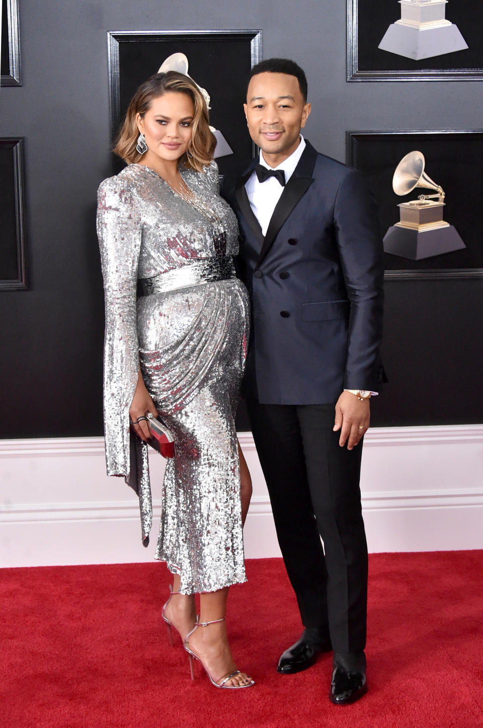 <p>The duo looked as on point as always at the 60th Annual GRAMMY Awards at Madison Square Garden in January 2018. <em>[Photo: Getty]</em> </p>
