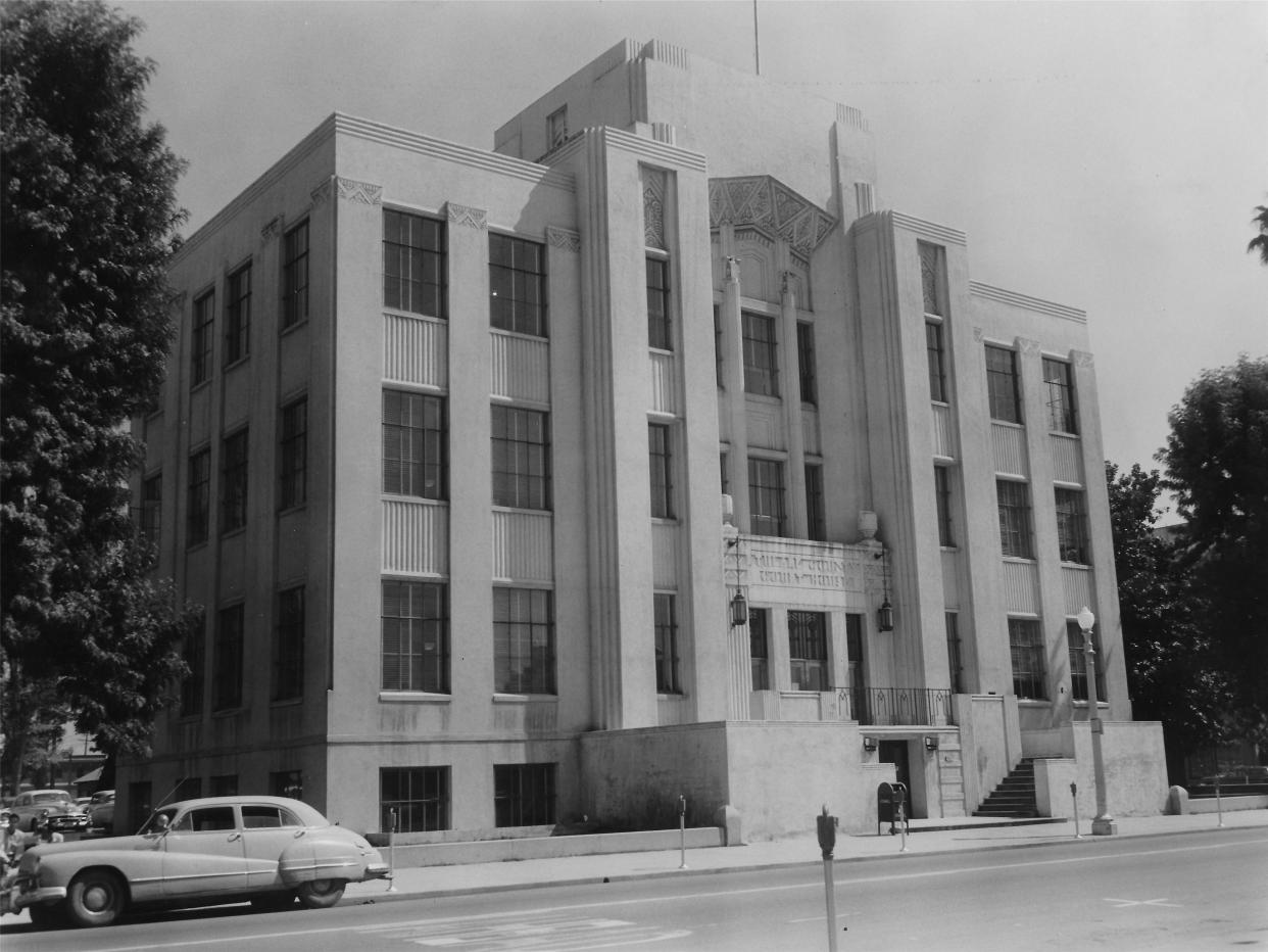 The Tulare courthouse was a public works project from the 1930s.