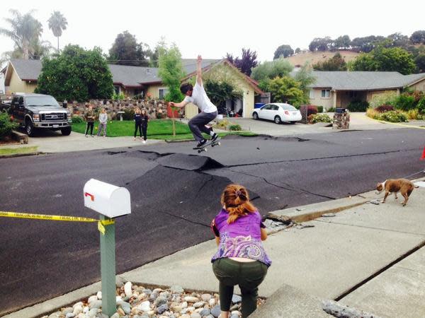 Skaters en calles de Napa. Foto por Jeremy Carroll, cortesía de @vickydnguyen