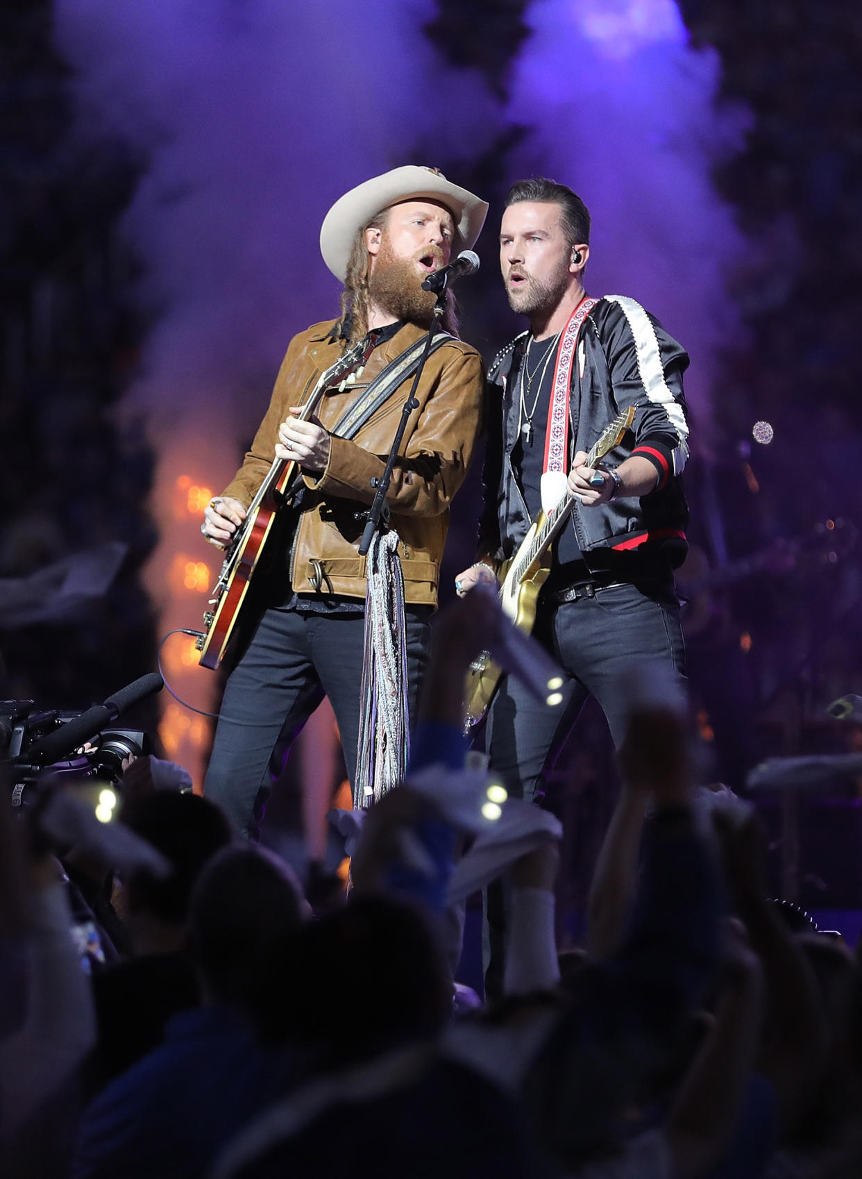 Brothers Osborne band members John Osborne and T.J. Osborne (Leon Halip / Getty Images)