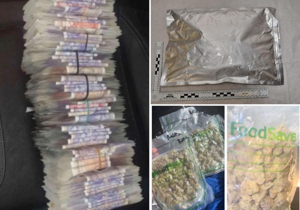 Lancashire Telegraph: Drogas y dinero en efectivo incautados por la policía durante la operación